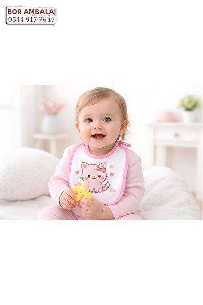 Borambalaj Girl's Cat Patterned Apron