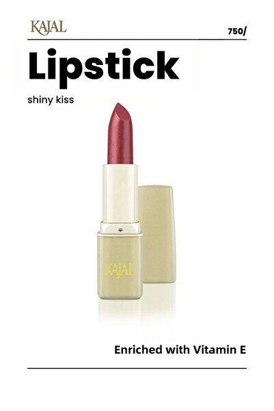 KAJAL أحمر شفاه مرطب ناعم الملمس ذو لمعة لؤلؤية – أحمر شفاه حريري مرطب من سيل...