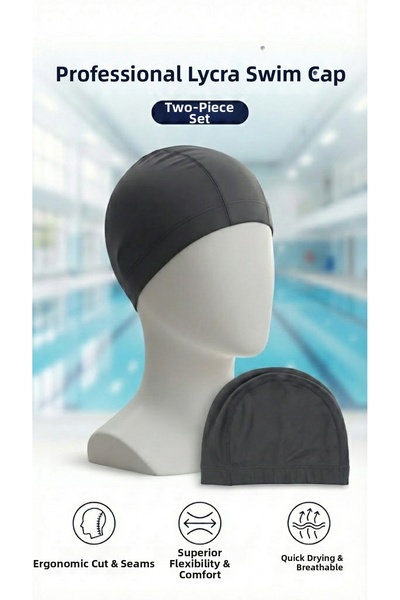 viyol marketim 2 bucăți material elastic șepci de înot din material textil – ...