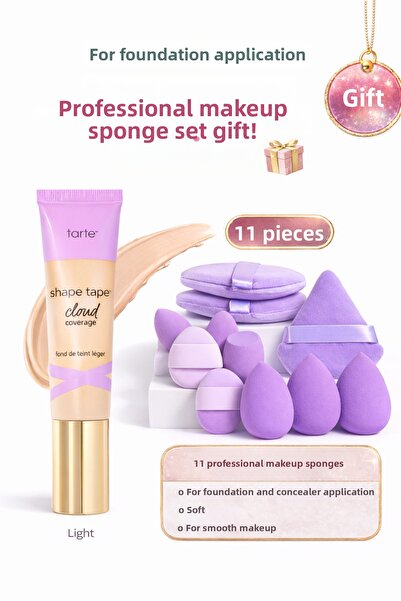 SEPHORA Foundation 22N Light Neutral – 11 Pieces Professional Makeup Sponge Gift
