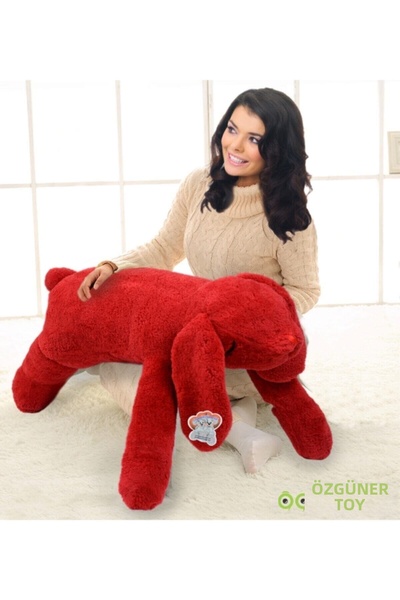Pandamkee رفيق نوم لطيف على شكل أرنب أحمر 100 سم (محلي 100%)