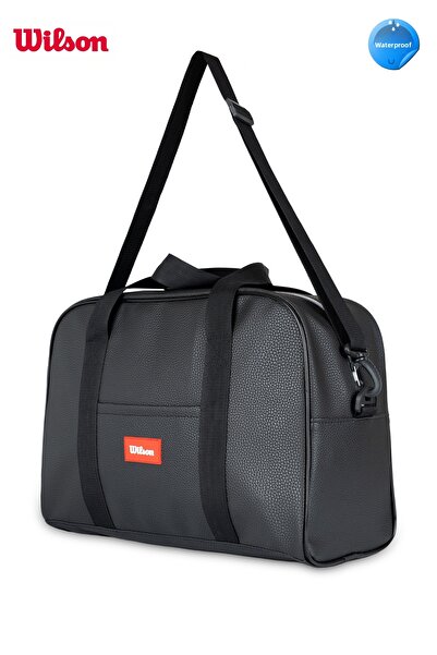 Wilson Licensed Vegan Leather Shoulder Strap Large Volume Unisex Waterproof T...