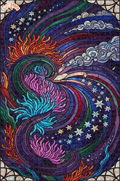 Teona Ahşap لغز خشبي بإطار مزدوج الطبقات من يونيفرسال دايلز 1000 قطعة 70x50