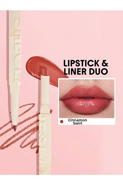 SHEGLAM Glam 101 Sheer Tinted Lipstick & Liner Duo - 2 in 1 Lip Liner and Lip...