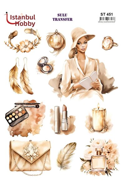 İstanbul Hobi ورق نقل مائي 25×35 سم ST-451