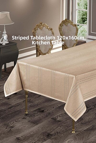 Çt Çeyizci Tekstil مفرش طاولة فردي مخطط كولبر 160x220 سم