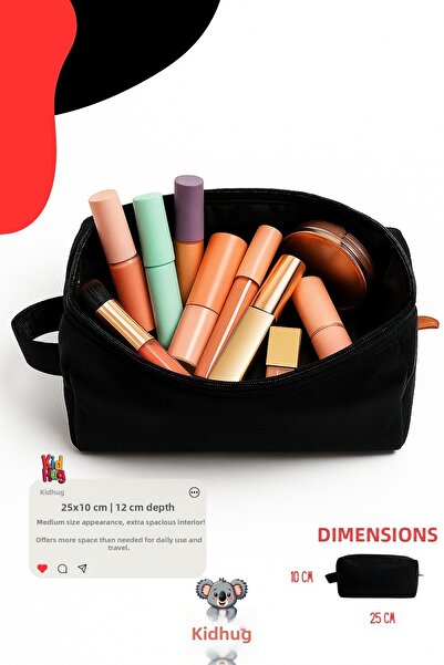 KidHug Плюшена голяма чанта за грим 5 различни цвята