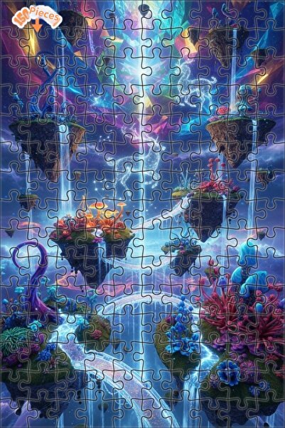 Teona Ahşap لغز خشبي بإطار مزدوج الطبقات من هايال دنوراي كريستال شيللز، 150 ق...