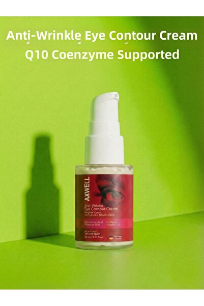 AXWELL Coenzyme Q10, Hyaluronic Acid, Caffeine Supported Anti-Wrinkle Moistur...