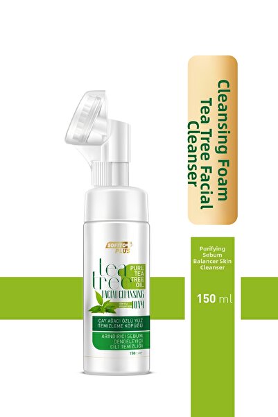 Softto Plus رغوة تنظيف الوجه بفرشاة موازنة الدهون ومضادة للزيت من شاي تريست 1...