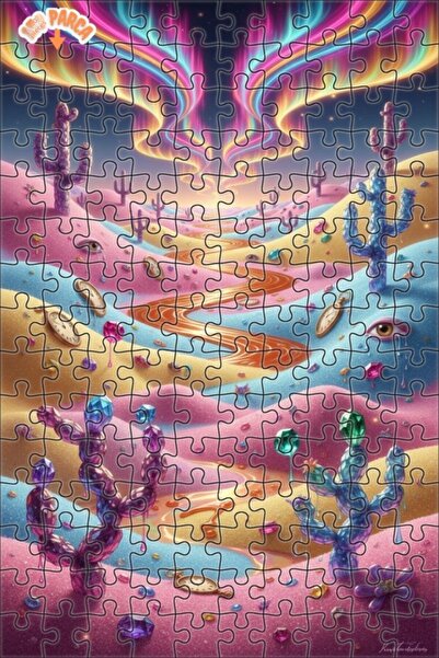 Teona Ahşap لغز خشبي بإطار مزدوج الطبقات من رايت لايتيز، بتصميم الشفق القطبي ...