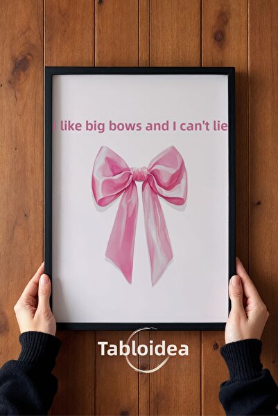 tablodea Pinterest Tablou cu fundă roz scrisă TD Decor elegant pentru camera ...