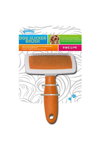 Pawise فرشاة للحيوانات الأليفة صغيرة 17x11 سم