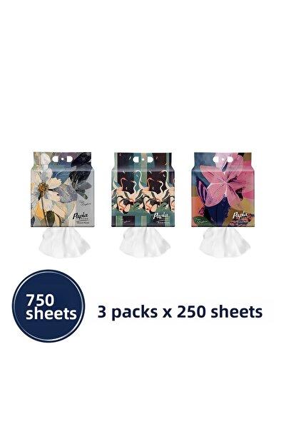 Papia Home Hanging Towel 750 Sheets (3 Packs X 250 Sheets)