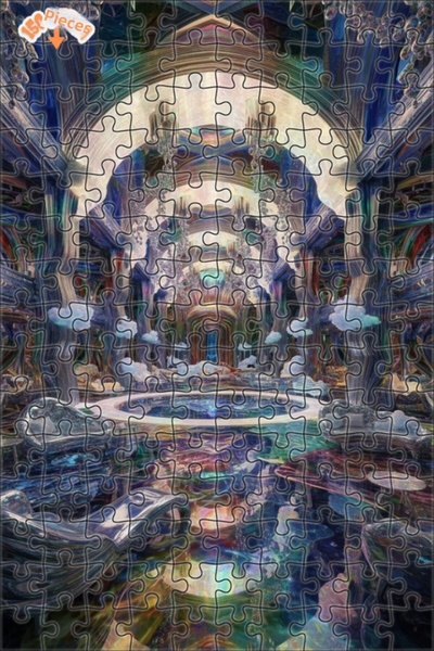 Teona Ahşap لغز خشبي بإطار ذو طابقين بمظهر لوحة زيتية لقصر الأحلام 150 قطعة 2...