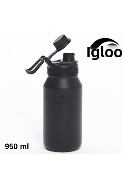 IGLOO زجاجة ترمس سبورتسمان 950 مل باللون الأسود