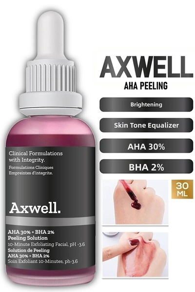 AXWELL Revitalizing & Skin Tone Equalizing Facial Peeling Serum 30 Ml Aha 30%...