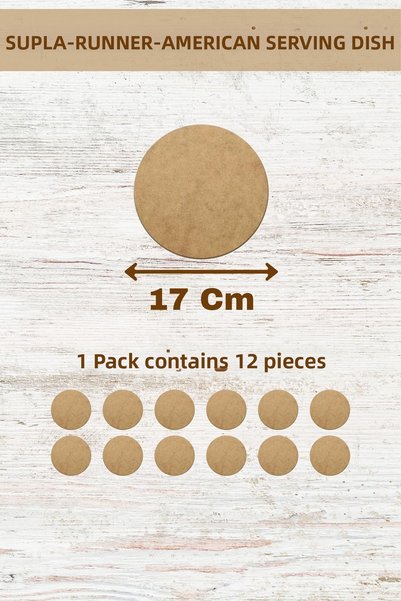 lexi Supla American Service Runner Mdf 3 mm Thickness 50 Size Options (1-50 cm)