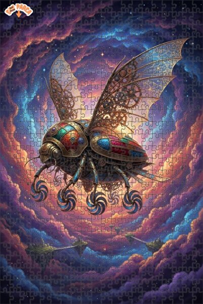 Teona Ahşap لغز خشبي بإطار مزدوج الطبقات على شكل جزر عائمة من الحشرات المجنحة...