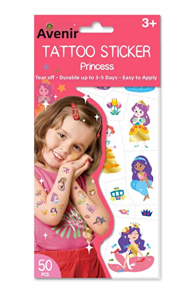 AVENİR Προσωρινά τατουάζ για παιδιά Πριγκίπισσα