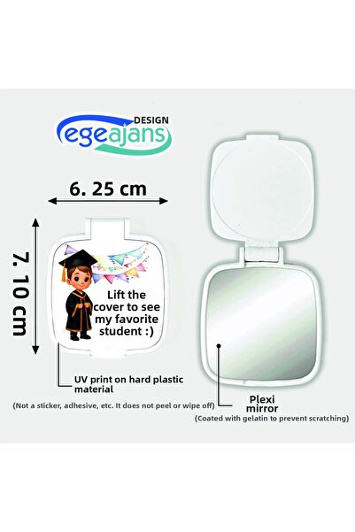 ege ajans tasarım 10 Graduation Party Pocket Mirrors