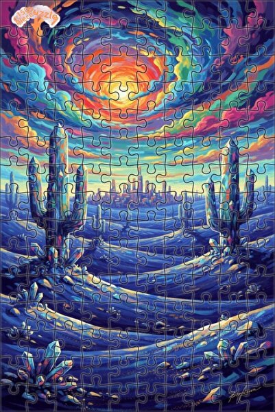 Teona Ahşap لغز خشبي بإطار مزدوج الطبقات 150 قطعة 20×30