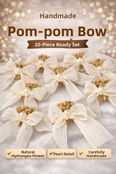 eSLeTc شريط كتان 20 قطعة مع حبات اللؤلؤ والرقائق لتزيين حفلات الزفاف، زينة ال...