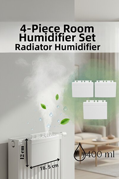 Myend 4 bucăți Airfresh Panel Heater Waterer, Protector de umiditate, Umidifi...
