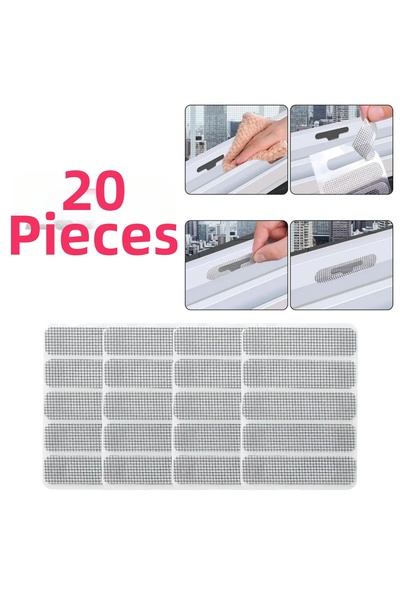 Choice مجموعة من 20 قطعة مكونة من 5/10/20 قطعة من ملصقات إصلاح شاشات النوافذ ...