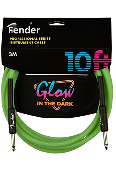 FENDER 0990818119 Professional Instrument Cable (5.5m - Phosphorescent Green)...