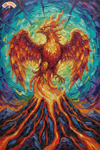 Teona Ahşap لغز خشبي بإطار مزدوج الطبقات بمظهر اللوحات الزيتية من أليفين، 500...