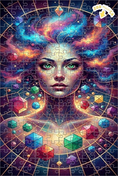 Teona Ahşap لغز خشبي بإطار مزدوج الطبقات من إيفرين، 200 قطعة، 25×35