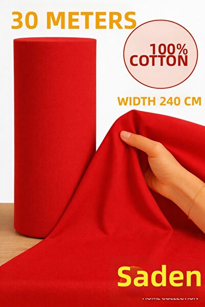 SADEN HOME Υφασμάτινο Κάλυμμα Παπλωματοθήκης ΕΠΙΠΕΔΟΥ ΤΥΠΟΥ 30 μέτρων - Υφασμ...