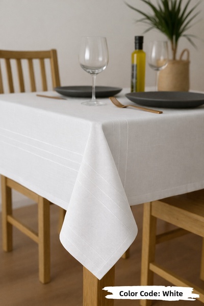 hanım's Colber Stain-Resistant Tablecloth 160X220 cm – Stylish and Durable