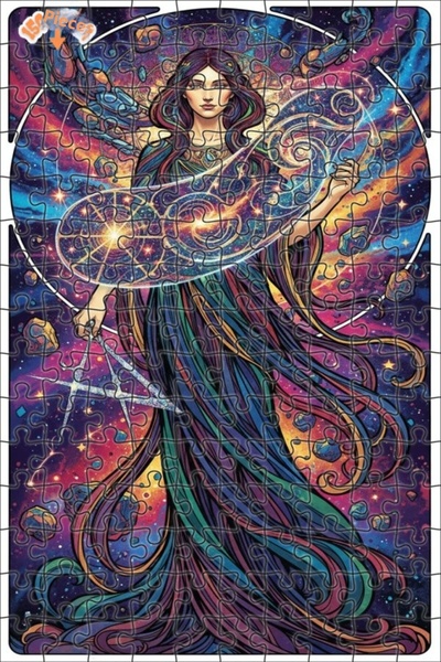 Teona Ahşap لغز خشبي مؤطر بطبقتين من فن الحكمة الكونية 150 قطعة 20×30