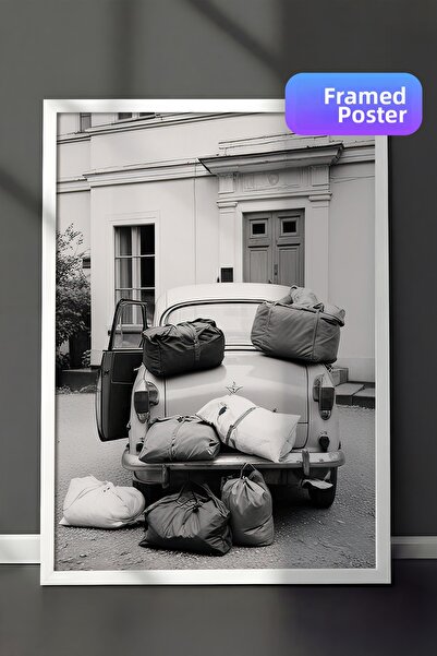 Postifull Pictură înrămată pentru weekend, cadru alb și poster, pictură mural...