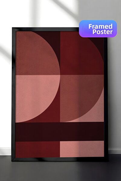 Postifull Σχήματα του επιτραπέζιου έργου με κόκκινο πλαίσιο, μαύρο πλαίσιο κα...