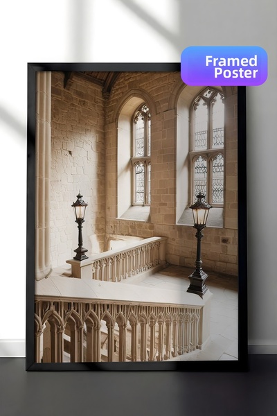Postifull Πίνακας με κορνίζα για το Μεγάλο Αίθουσα, Κάθετη Ζωγραφική Τοίχων C...