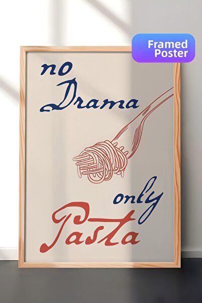 Postifull Εικόνα με ξύλινο πλαίσιο, σετ αφίσας και πλαισίων, No Drama Only Pa...