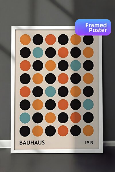 Postifull Tablou cu rama alba, set de postere si rame, pictura de perete, ser...