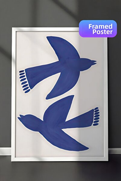 Postifull Ζωγραφική με λευκό πλαίσιο, σετ αφίσας και πλαισίου, ζωγραφική τοίχ...