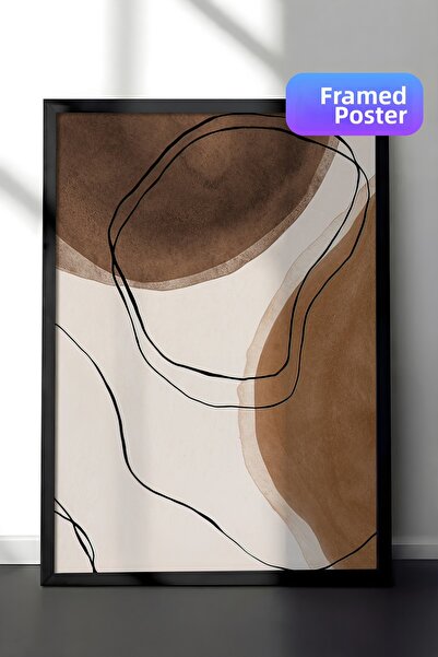 Postifull Pictură înrămată Coffee Art No1, cadru negru și poster, pictură de ...