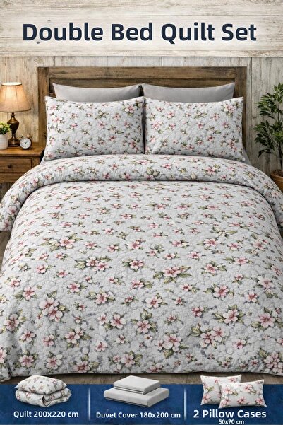 ozlıkaa طقم غطاء لحاف مزدوج 5D