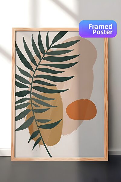 Postifull Pictură înrămată cu ramă Abstract Branch, ramă din lemn și poster, ...