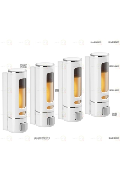 MAİN SHOP Wall Mounted Manual Soap Dispenser Hand Liquid Sink Soap Dispenser ...