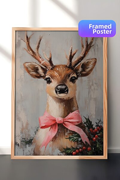 Postifull Tablou cu rama din lemn, set de postere si rame, seria Comfort de A...