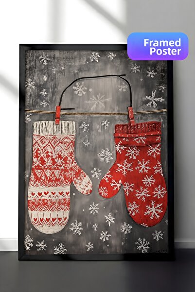 Postifull Tablou cu rama neagra, set de postere si rame, seria Comfort de Anu...