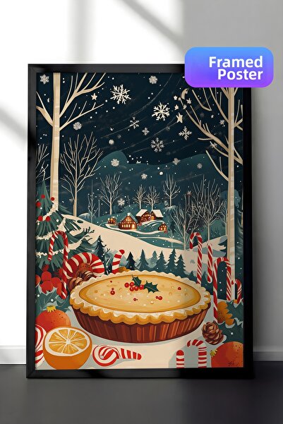 Postifull Tablou cu rama neagra, set de postere si rame, seria Comfort de Anu...