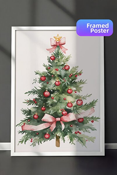 Postifull Tablou cu rama alba, pictura de perete cu design artistic, seria Co...