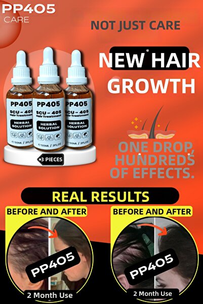 pp405 Professional Hair Remover Care Serum - Root Builder and Intense Thicken...